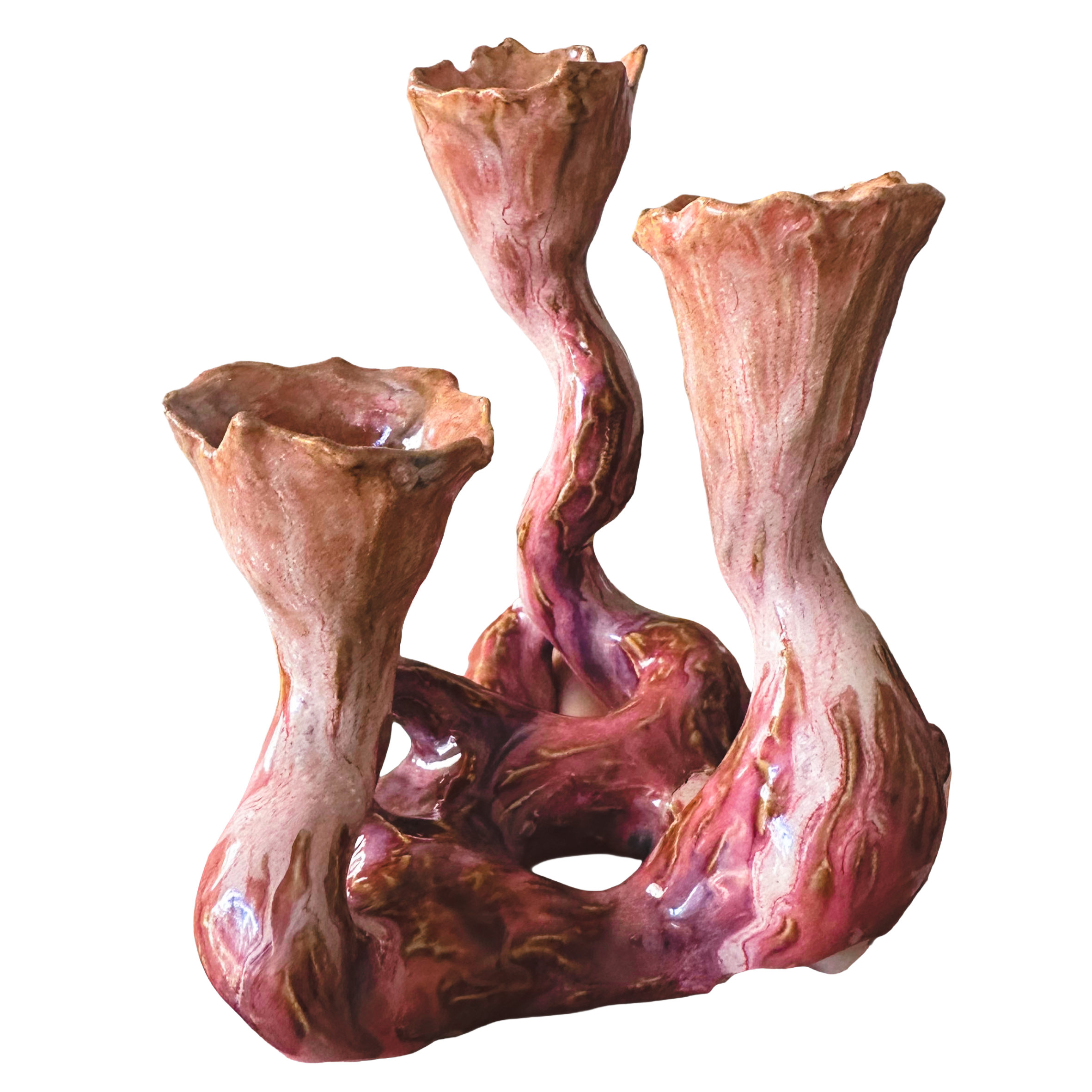 Mycelium candle holder II